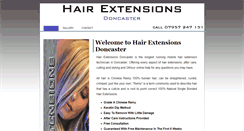 Desktop Screenshot of hairextensionsdoncaster.co.uk